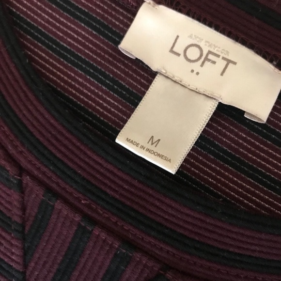 LOFT striped dress - Picture 2 of 3